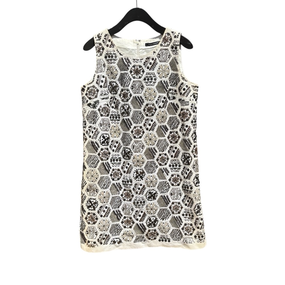 OOAK Never Released Sample Club Monaco Allover Embellished Sheath Dress Beading